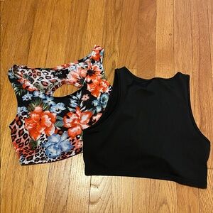 NWOT cute cropped tank bundle